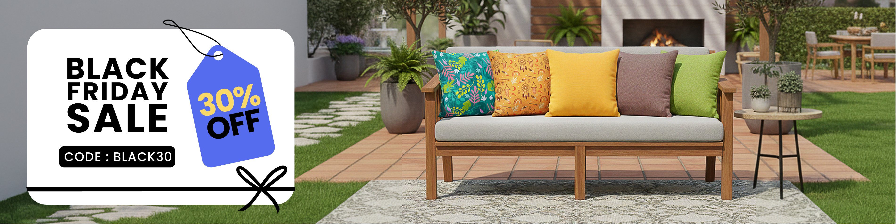 Outdoor Throw Pillow 