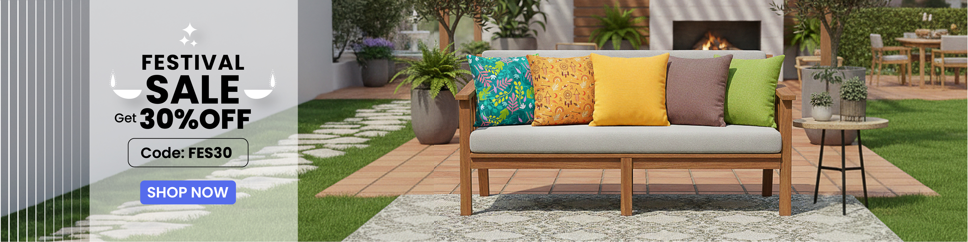 Outdoor Throw Pillow 