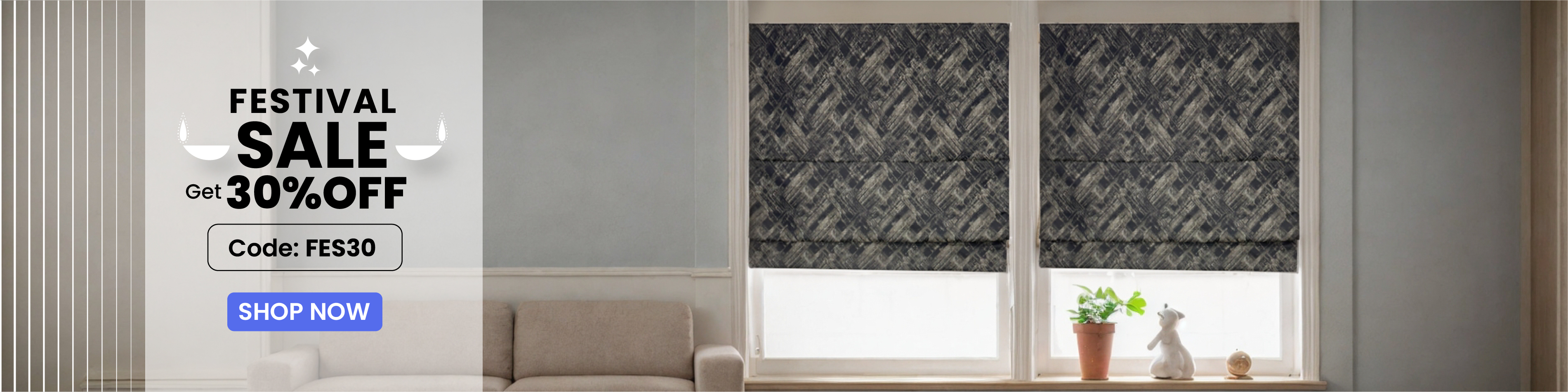 Semi-Blackout Roman Blind Semi-Blackout Roman Blind