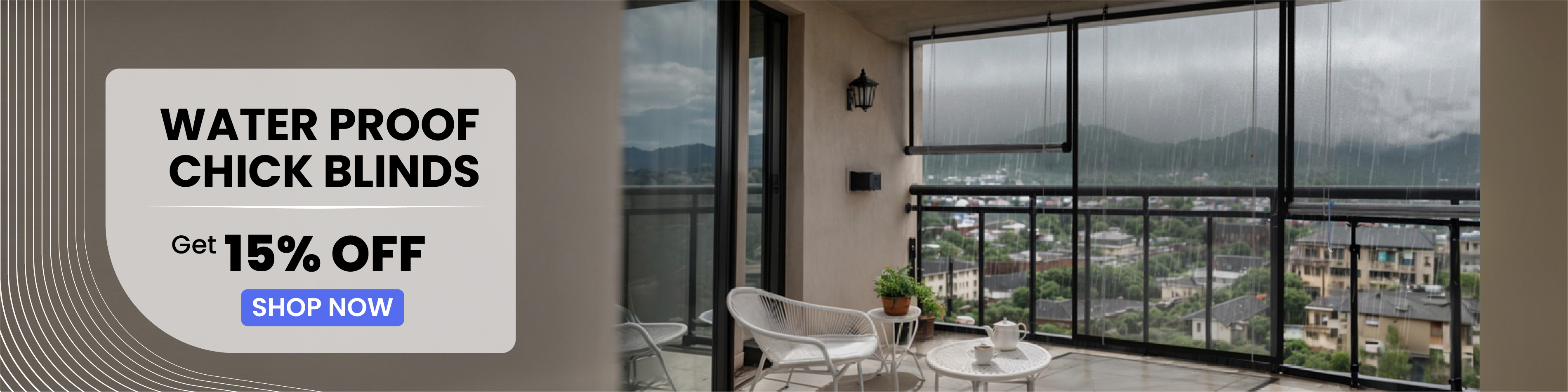 Waterproof Chick Blinds Waterproof Chick Blinds