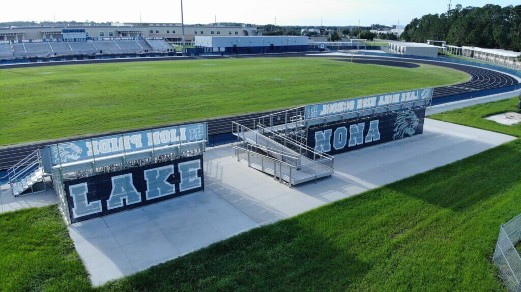 custom printed fence mural